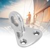 5 Pcs Edelstahl Boot Schiff Pad Auge Haken Karabiner für Marine Segeln