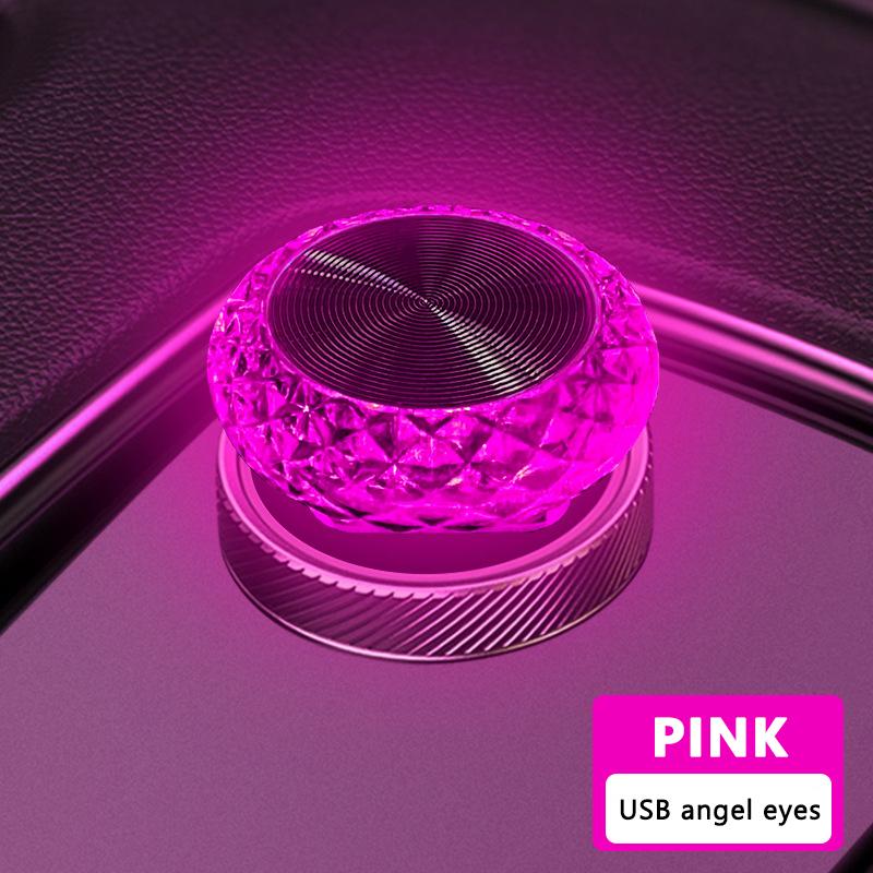 SEAMETAL Car USB Atmosphere Light Portable Mini LED Ambient Decorative Lamps Auto Interior Night Light