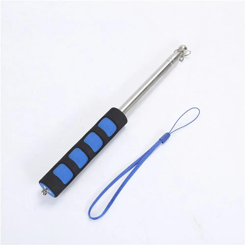 Teleskopická vlajková tyč z nerezové oceli, venkovní vlajková tyč, učitelské ukazovátko, banner průvodce, nový, 1,2 m, 2 M