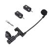 Wireless Instrument Microphone 2.4G Violin Cello Guitar Clip On Condenser Mic for Stage Performance Band