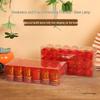 Windproof Red Candle Incense - 18 Smokeless Pieces for Wedding or Offering to Buddha, Small Fortune Wealth Candle.