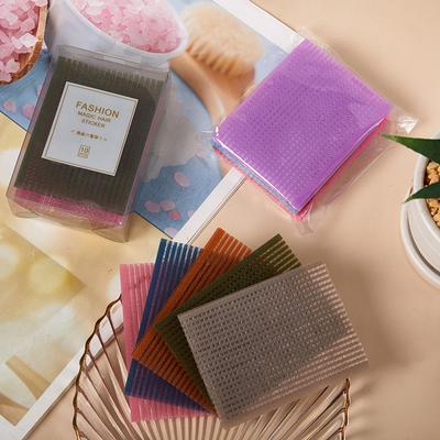 10Pcs Novel Front Hair Fringe  Stabilizer Makeup Sticker Pad Patch Pastel Clip Bangs Magic Tape Fringe Girls Gifts
