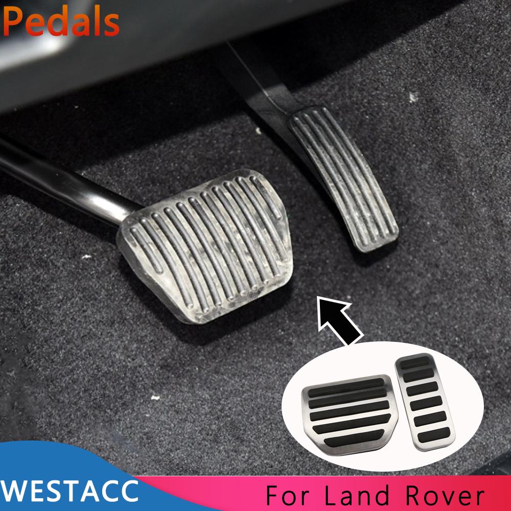 Car Pedals Accelerator Foot Brake Rest Pedal for Land Rover Range Rover Sport Discovery 3 4 Lr3 Lr4 AT Interior