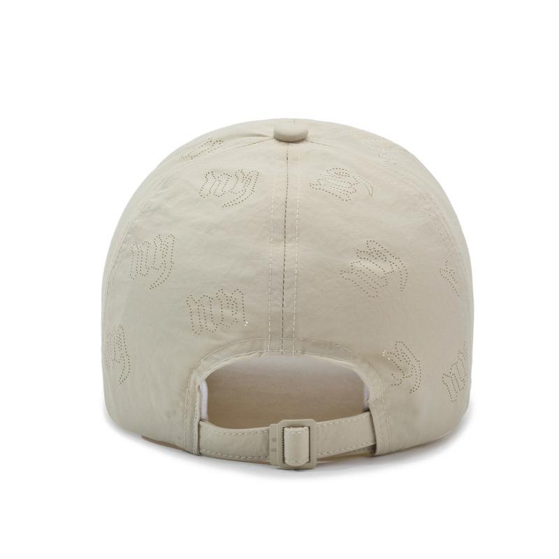 Quick-Drying Embroidered Letter Cap Women's Spring Autumn Sunshade Baseball Cap Men's Outdoor Cap