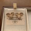 Gentle And Delicate Flower Pearl Zircon Stud Earrings Retro Loose Sweet Luxury Light Luxury High-End Earrings