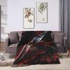 Uchiha Itachi Super Warm Blankets  Kids Plush Throw Blanket Novelty Outdoor Flannel Bedspread Sofa Bed Cover