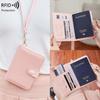 Multifunctional Travel RFID Passport and Document Holder with Detachable Lanyard