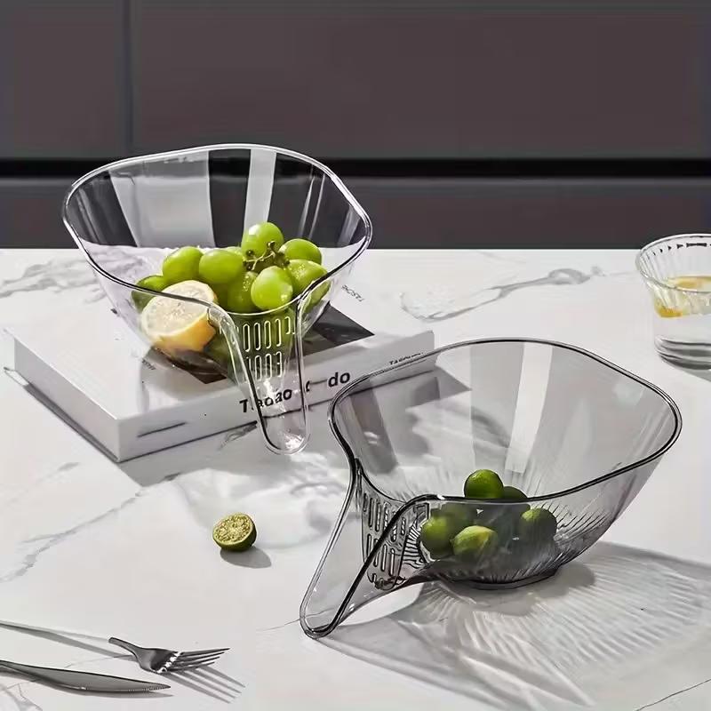 Multifunctional Resistant Sink Strainer Leftover Drain Basket Fruit and Vegetable Washing Basket Hanging Drainer Rack Kitchen Accessories