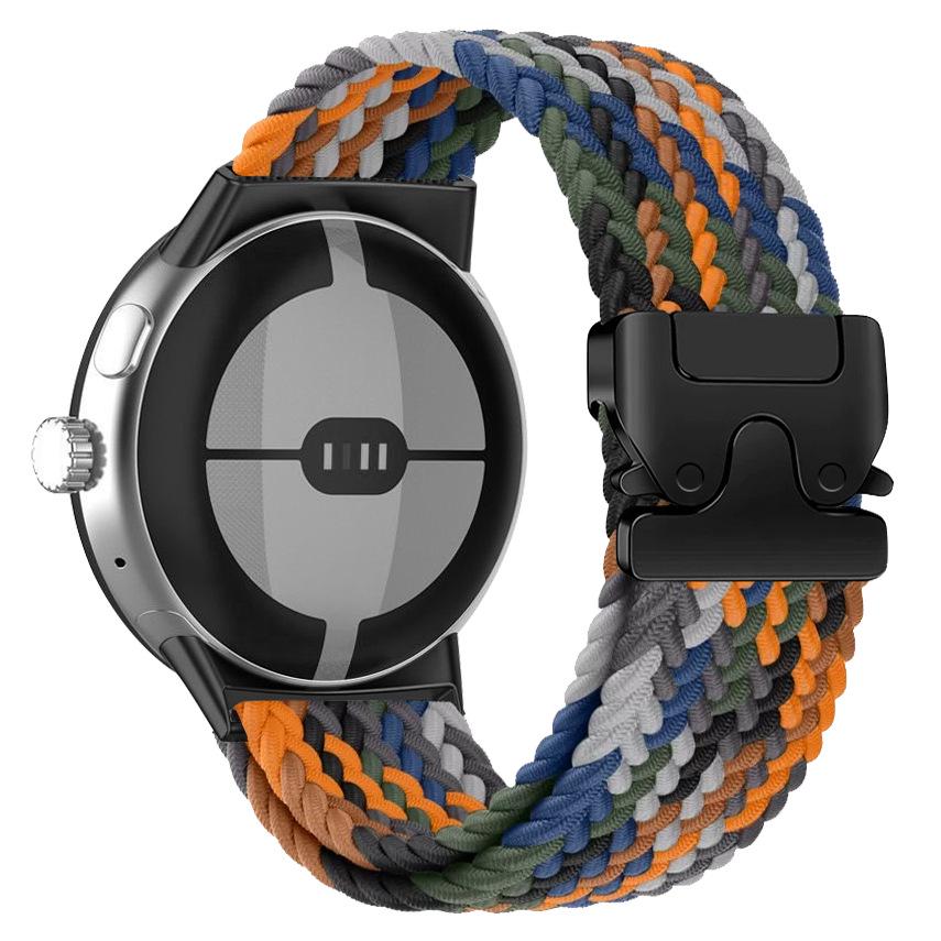Braided Nylon Paracord Watch Band for Google 41MM/45MM