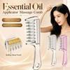 Unisex Essential Oil Massage Comb with Built-In Liquid Reservoir Anti-Leak Hair Care Massager for Daily Home Use