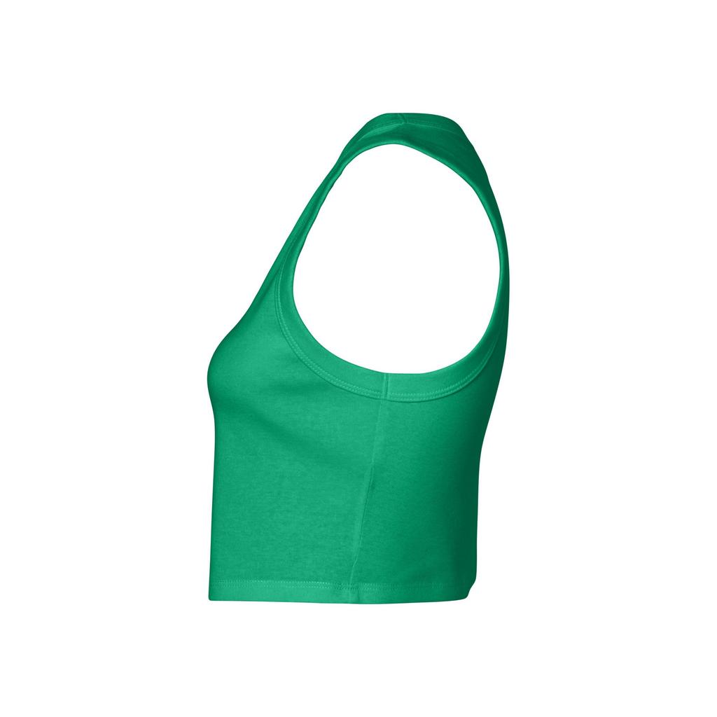 Bella + Canvas Womens/Ladies Muscle Micro-Rib Cropped Tank Top