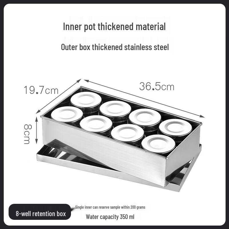 Morona Stainless Steel Food Sample Box Set
