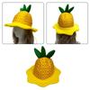 Tanzende Dekorationen Weicher Plüsch-Ananas Hut Bequemes Lustiges Party Kopfstück Verstellbare Cosplay Kopfbedeckung Karneval Festival