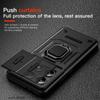 KEYSION Husa blindata rezistenta la socuri pentru Xiaomi 14T Pro 5G Slide Protectie Camera Inel Stand Husa din spate telefon pentru Xiaomi 14TPro 14T 5G