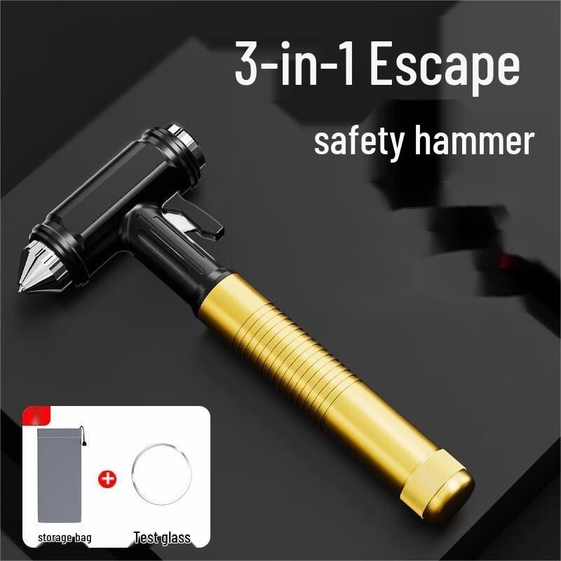 DAXTE Car Emergency Escape Tool: Window Breaker & Seatbelt Cutter