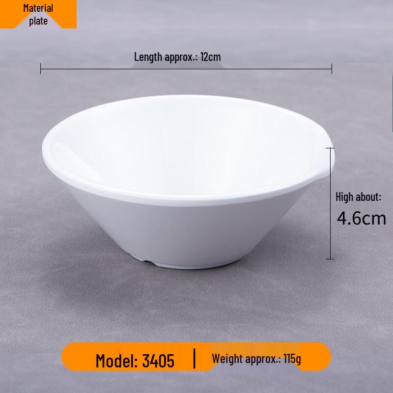 KANGMO Japanese Style Melamine Dipping Dishes (10-Pack)