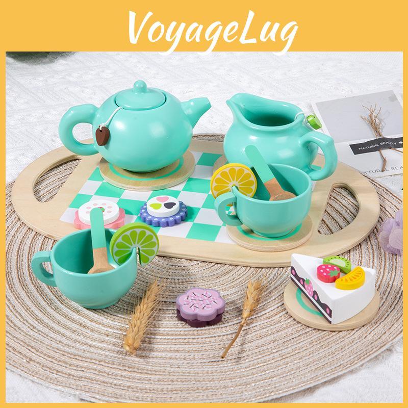 Kitchen Kids Tea Set With Cakes Teapots For Family Interaction And Creativity