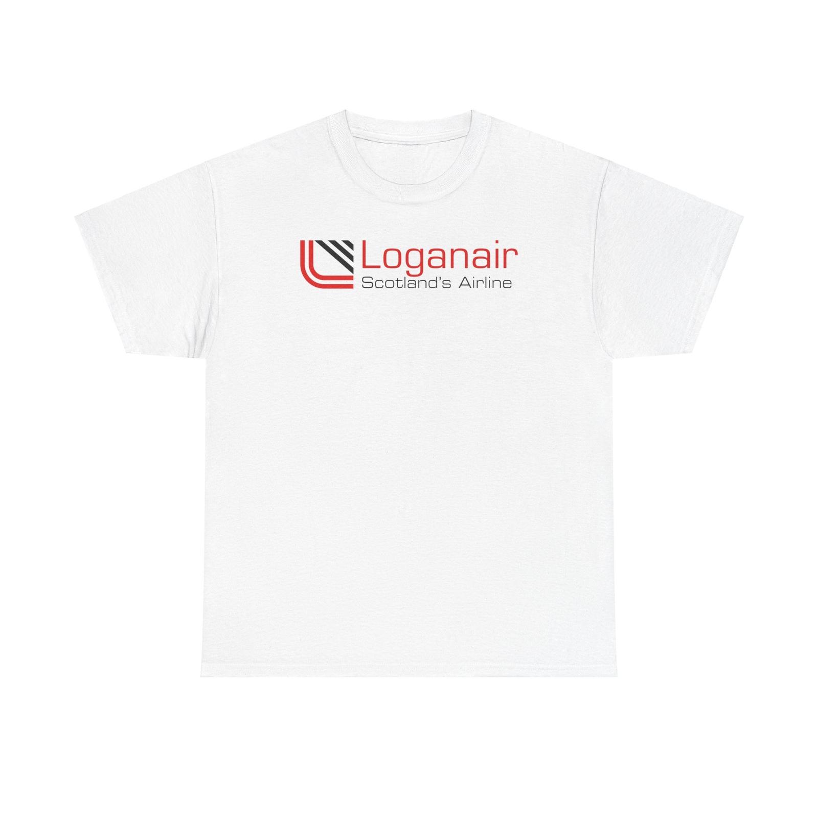 

Loganair Airlines Crew T-Shirt Mens Womens Tees Top, Scottish Regional Airline Tshirt Tops Tee, Unisex Aviation XL