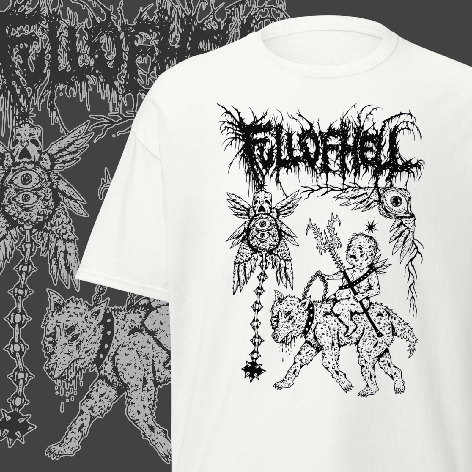 Full of Hell T-Shirt Grindcore Band Clothing Extreme Metal Merch S
