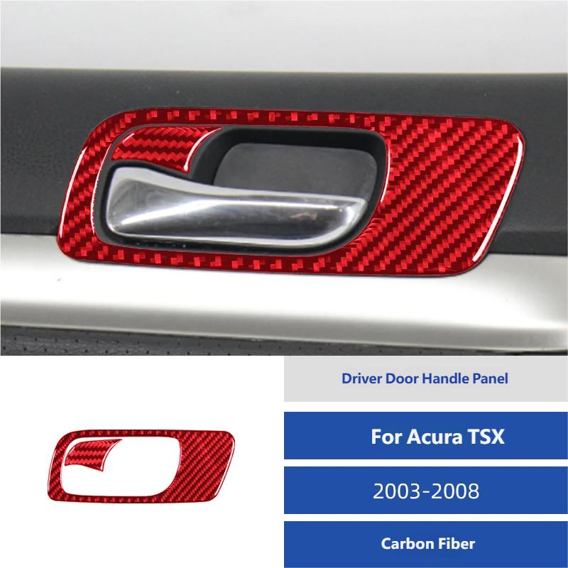 For Acura TSX 2003-2008 Car Interior Decorative Accessories Car Carbon Fiber Black Stickers
