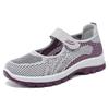 Scarpe da Donna Scarpe Singole Scarpe Primavera Donna di Mezza Età Velcro Fondo Morbido Traspiranti Scarpe da Donna Casual Casual Morbide Per Camminare Tutto il Giorno Sneakers