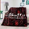 American Drama Vampire Slayer Buffy Soft Flannel Blanket Family Picnic Blanket for Kids Plush Flanner Throw Blanket Sofa Bedding