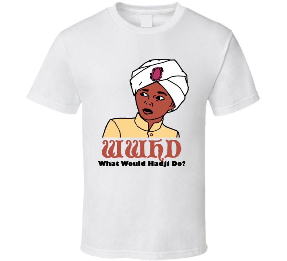 

Wwhd Jonny Quest Hadji Cartoon White T Shirt Mens Womens Tees Top 2XL