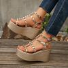 Women's Summer High-heeled Wedge Sandals