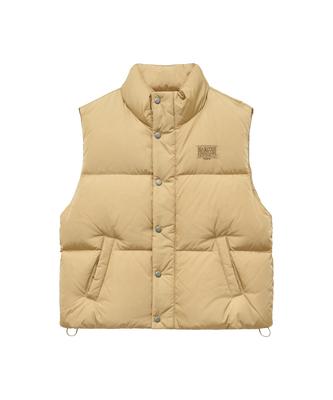 Marith + Franois Girbaud Classic Logo Duck Down Vest Light Yellow
