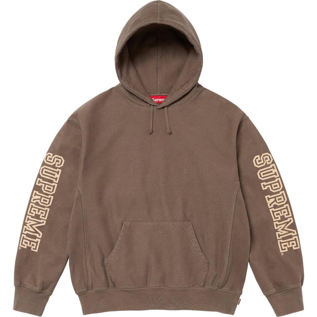 24FW Trendy Hooded Crewneck Sweatshirt