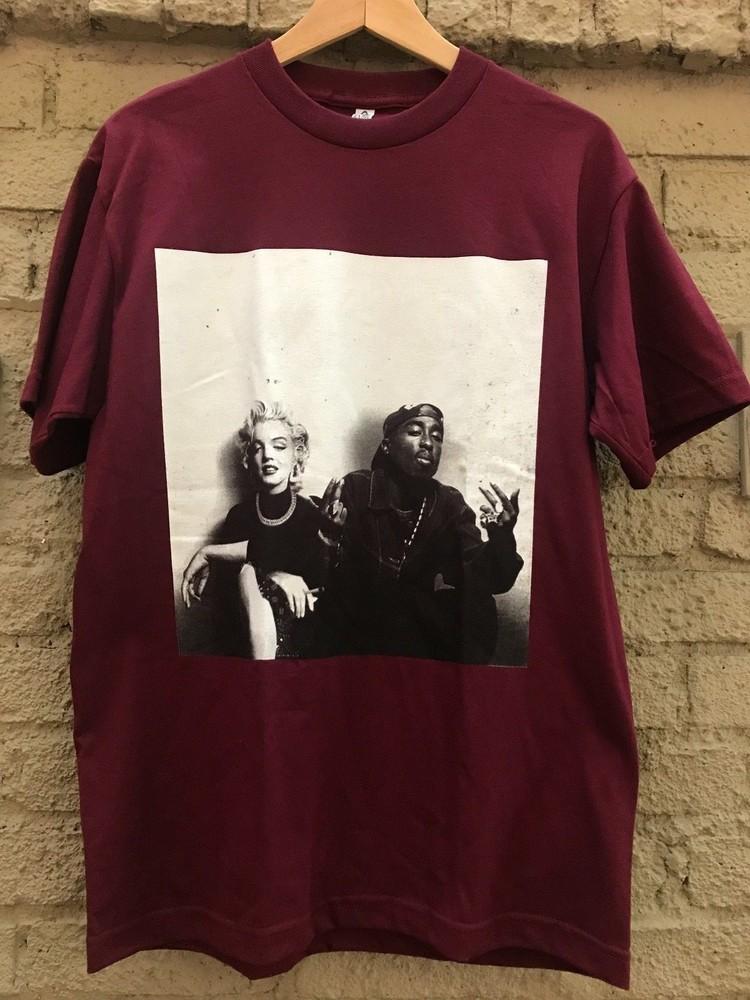 

Officially Licensed Tupac x Marilyn Monroe Graphic T Shirt Unisex T-Shirt S
