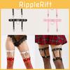 Ladies Style Punk Leg Ring With Metal Leather Y2k Fetish Garters For Wear Party