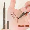 Trucco per gli occhi Matita eyeliner gel Impermeabile a lunga durata Colore Rosso Marrone Sdraiato Penna baco da seta Pigmento Eyeliner opaco Nuovo