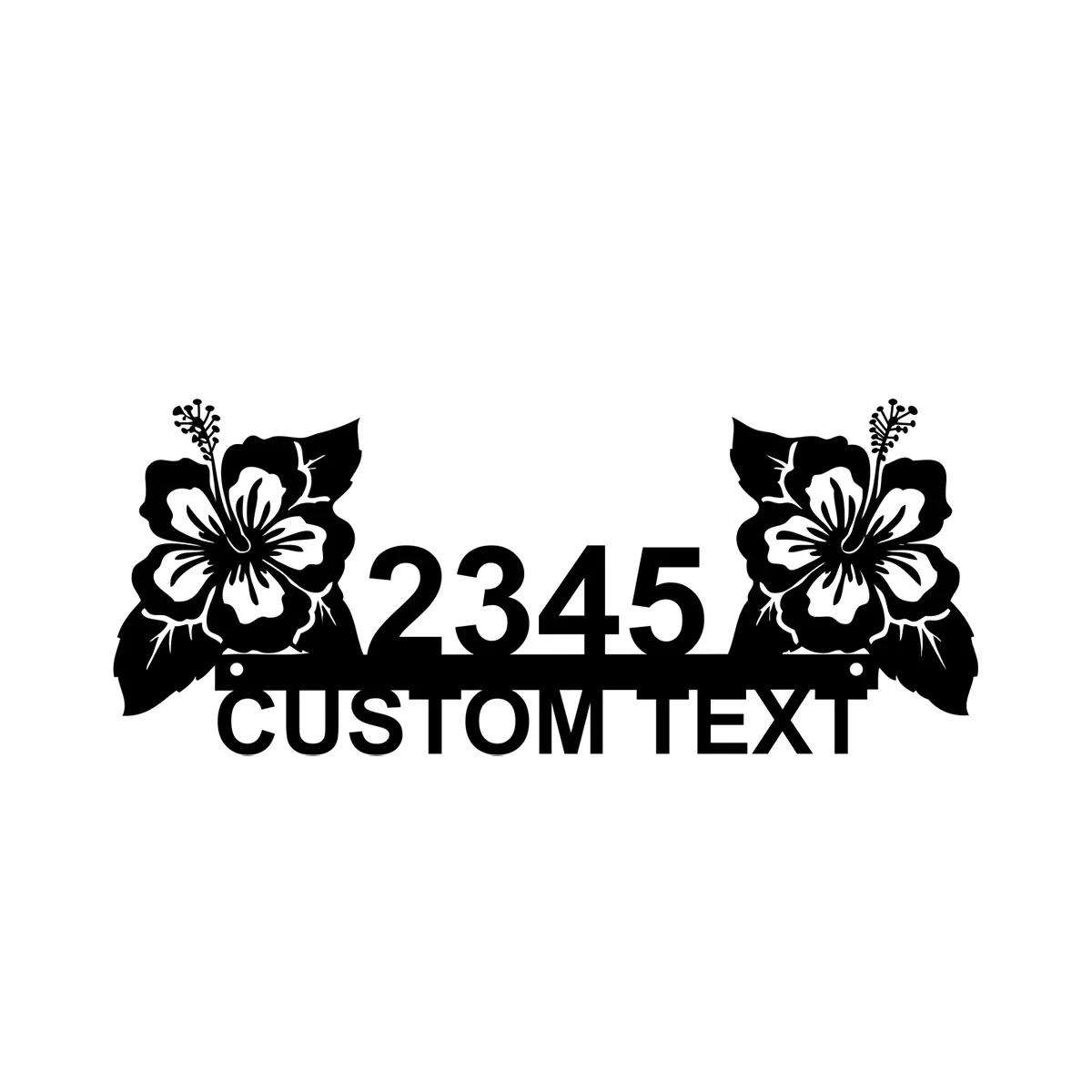 Custom Metal Sign Address Number Personalized House Number Plaque Apartment Sign Housewarming Gift