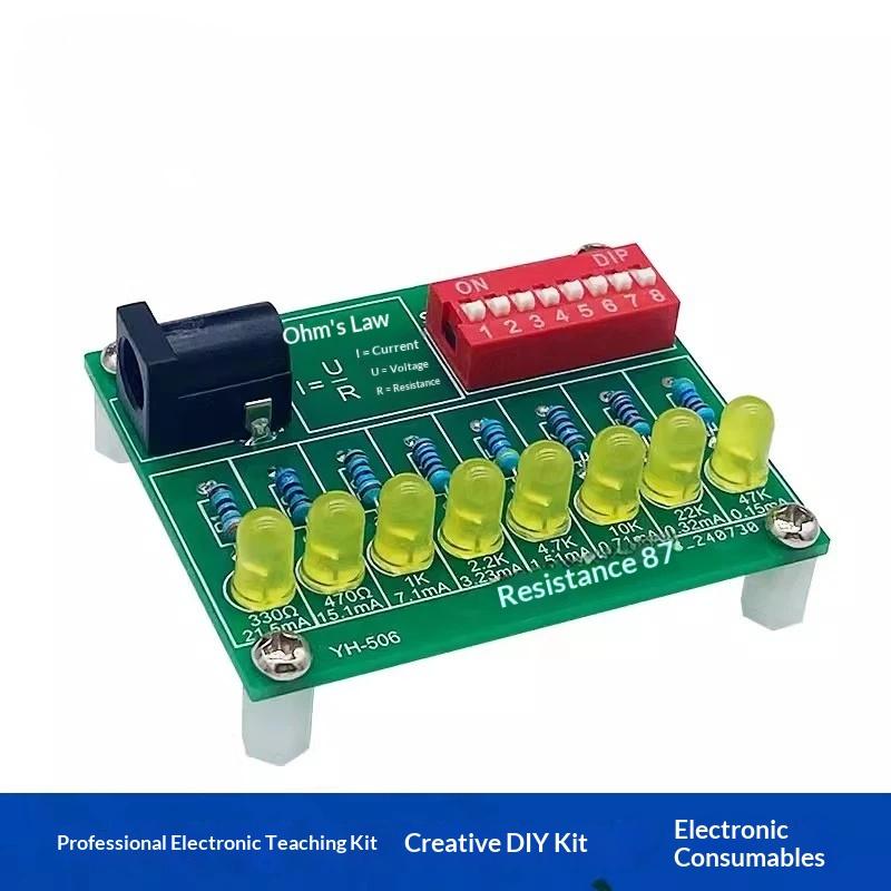 Diy Soldering Practice Kit Led Current Test Ohm Electronic Manufacturing Diy Parts Experiment Training Teaching Kit