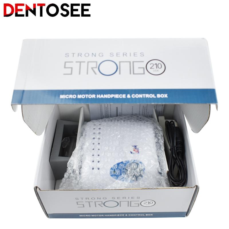 Dental Micro Motor 35000Rpm Strong 210 Micromotor Handpiece Electric Nail Drill Machine 2.35 Strong