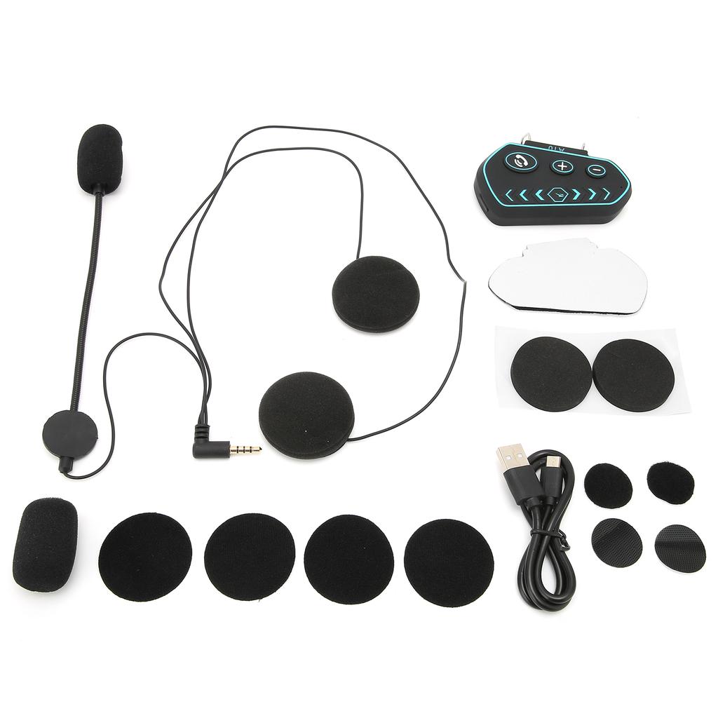 A10 Motorcycle Helmet Bluetooth Headphone Waterproof HiFi Sound Quality Helmet Headset
