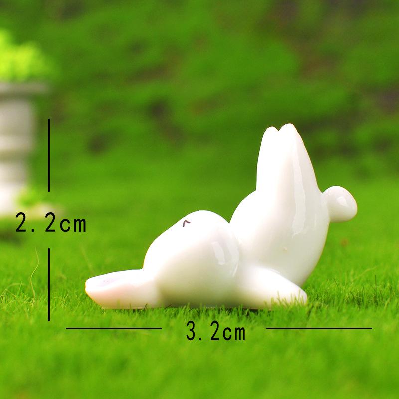 

Милый и спортивный маленький кролик, украшения для дома и рабочего стола, аксессуары, мультяшные фигурки кроликов Raise one s legs