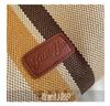 Striped Canvas Women's Travel Bag - Japanese Style, Large Capacity, Handheld, Single Shoulder, Crossbody Bag