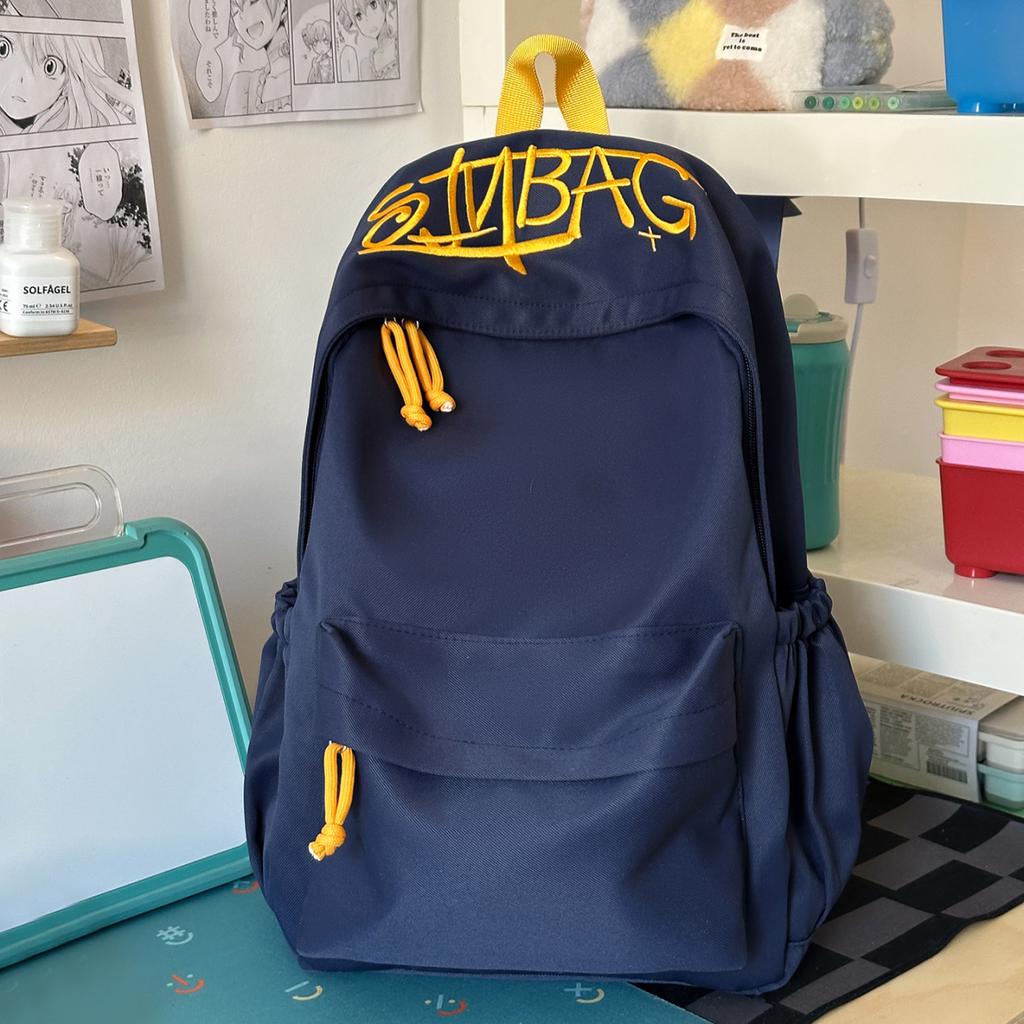 Schoolbag Schoolbag Women's Large-capacity Backpack 1011 New College Student High School Primary School Simple Leisure Travel Backpack Wholesale
