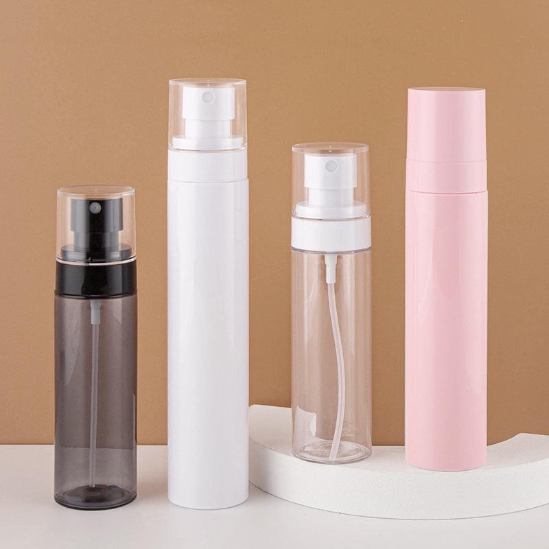 

Shikai 100ml Transparent Black Sunscreen Fine Mist Spray Bottle + 60/120ml Alcohol Vacuum Sub-Packaging Bottle 60ml; White Lotion; Plastic