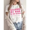 T-shirt - Zadziorny Nadruk Tekstowy, Codzienny T-shirt z Okrągłym Dekoltem Odpowiedni na Imprezy, Prezenty, Urodziny i Codzienne Noszenie - Zabawna Odzież z Humorem Rodzicielskim