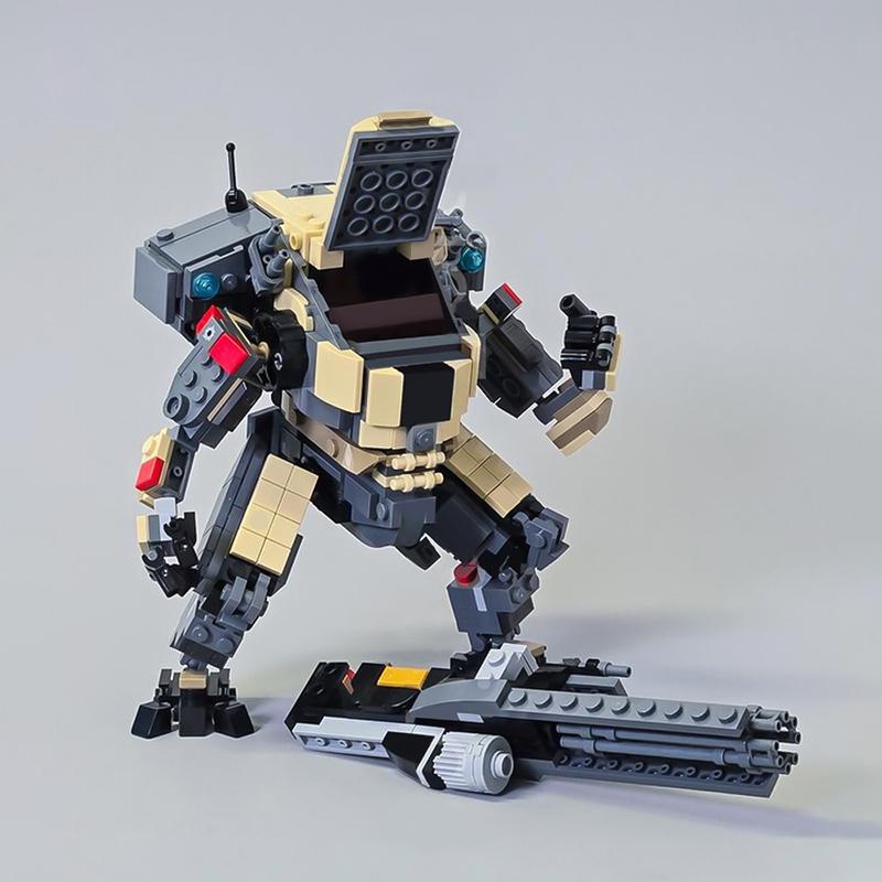 Buildmoc Titanfalleds Legion Titan Mech Robots Figures MOC Set Building Blocks Kits Toys for Children Kids Gifts 660PCS Bricks
