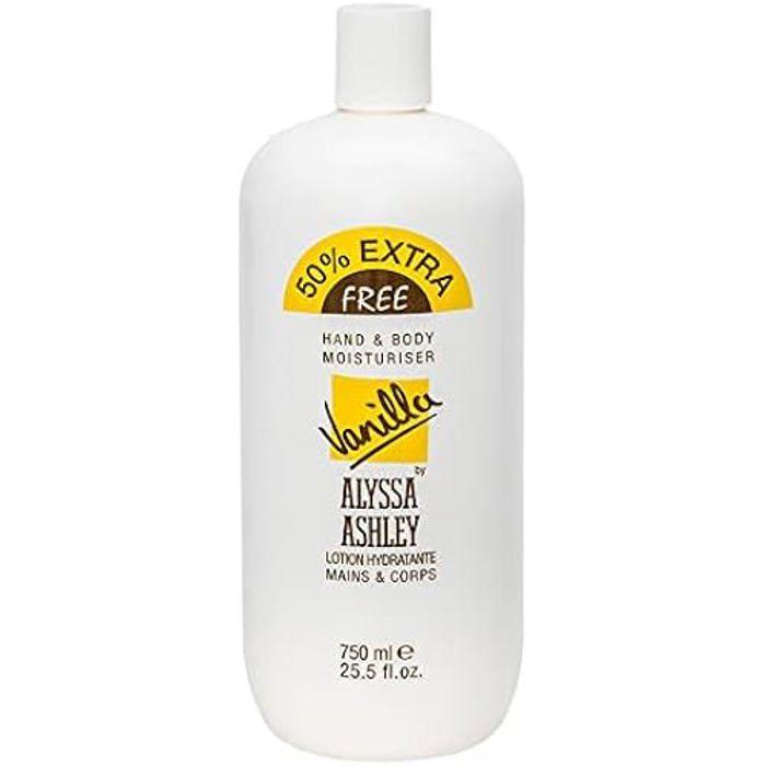 Crème pour Corps - ALYSSA ASHLEY - Almond - 750 ml - Texture Lait - Sans Parabène