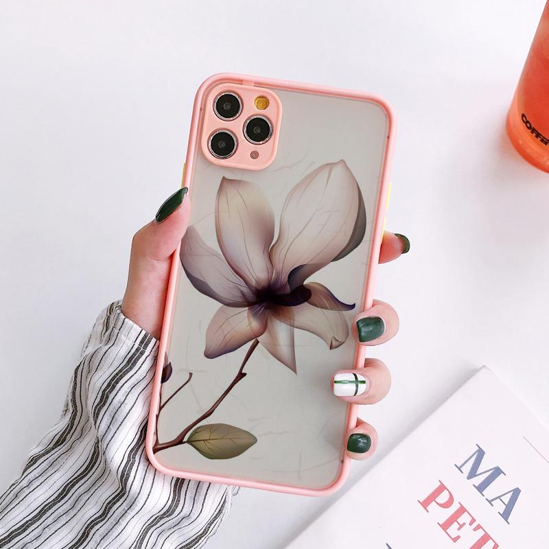 Simple daisy flower Phone Case For iPhone 15 13 12 11 Pro Max 16 14 Plus 12 13 Mini XS X XR 7 8 Plus SE2 Shockproof Back Covers