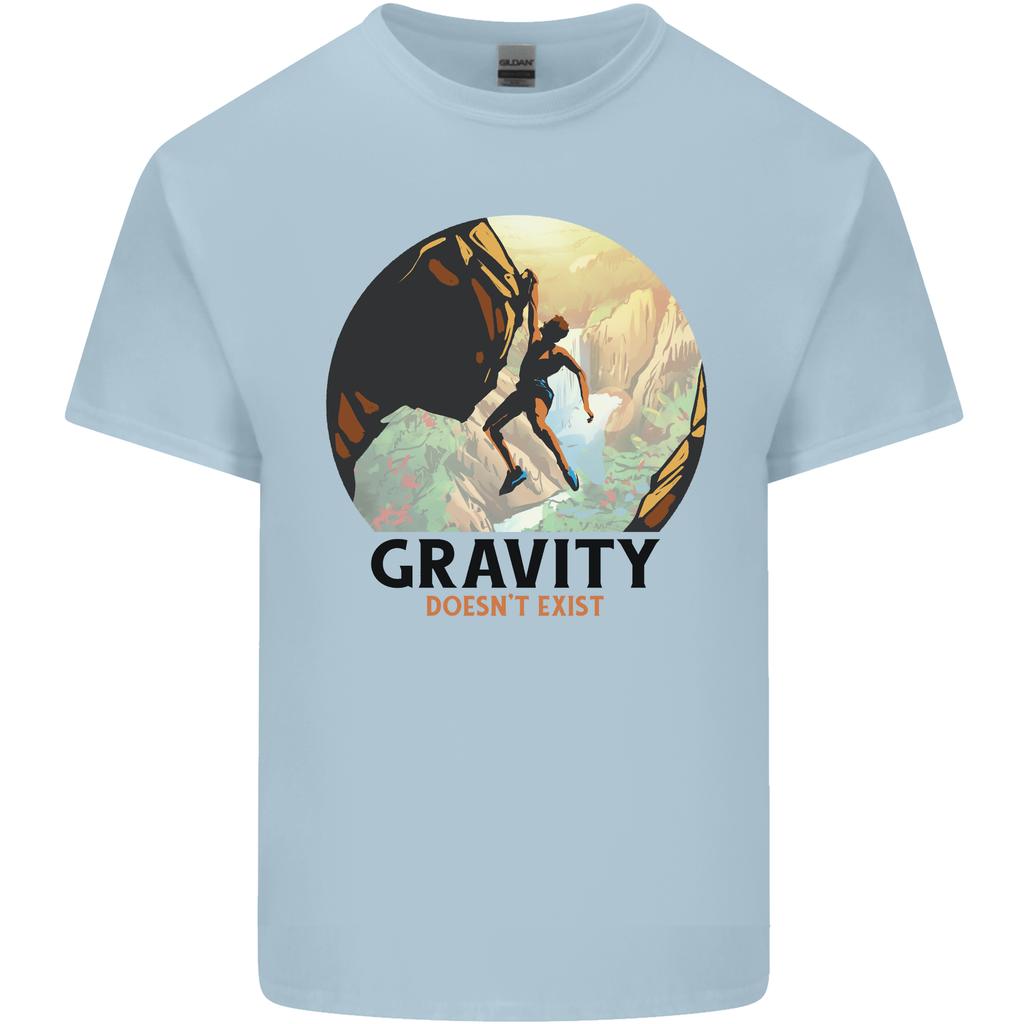 Rock Climbing Gravity Doesnt Exist Climber Unisexs Light Cotton TShirt