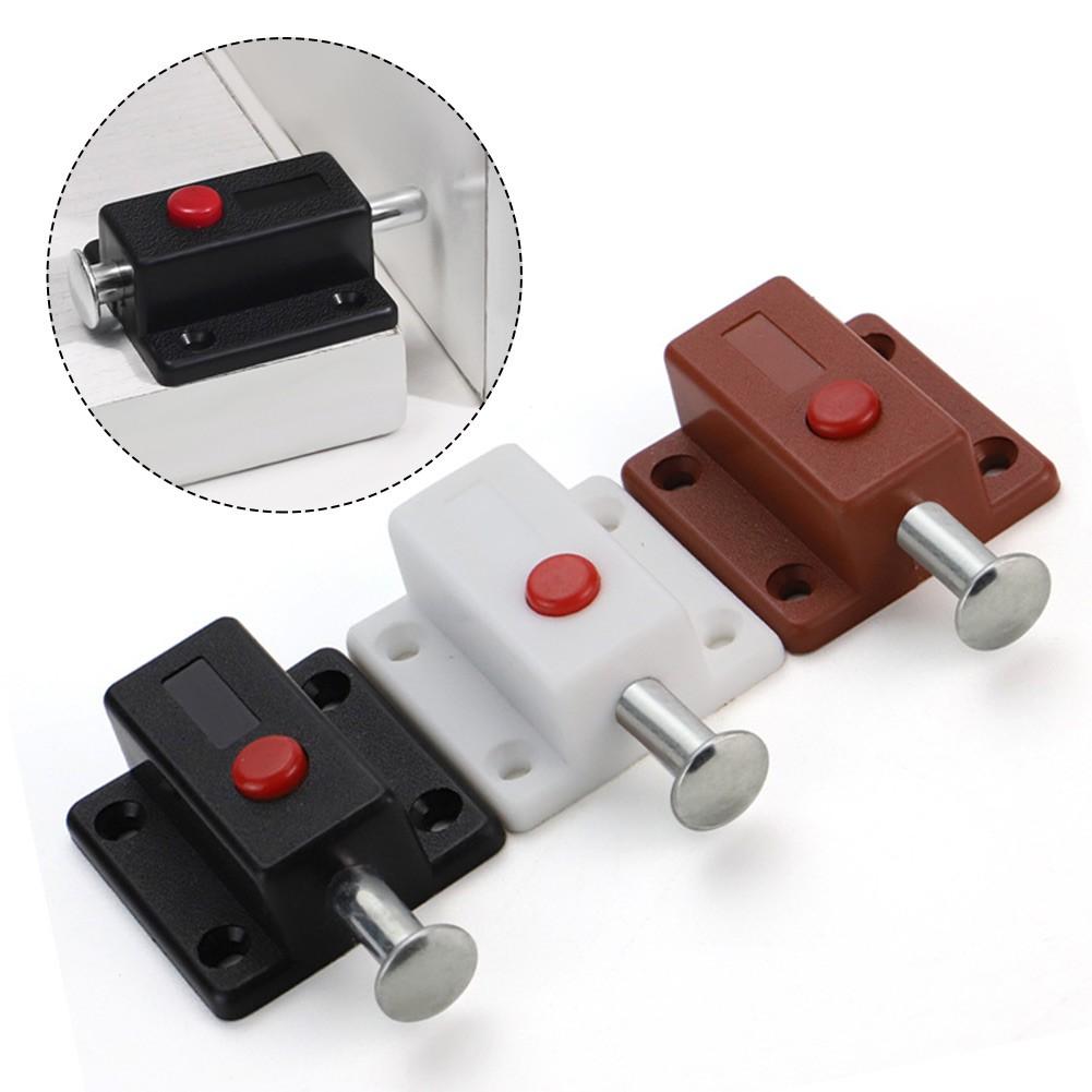10pcs Plastic Latch With Cover Automatic Door Easy-installing
