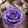Pluche 3D Bloementapijt Decoratief Absorberend Kleed Sneldrogend Tapijt Zachte Hoogpolige Antislip Mat voor Badkamer Slaapkamer Woonkamer