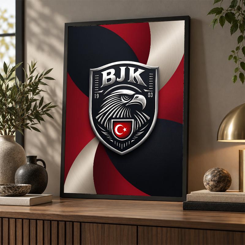 Beşiktaş FC Diamond Painting Kit 5D Full Drill DIY Diamond Mosaic Wall Art Home Decor