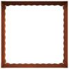 Lawn Edging 4 pcs 60 x 60 x 35 cm Steel Rusty